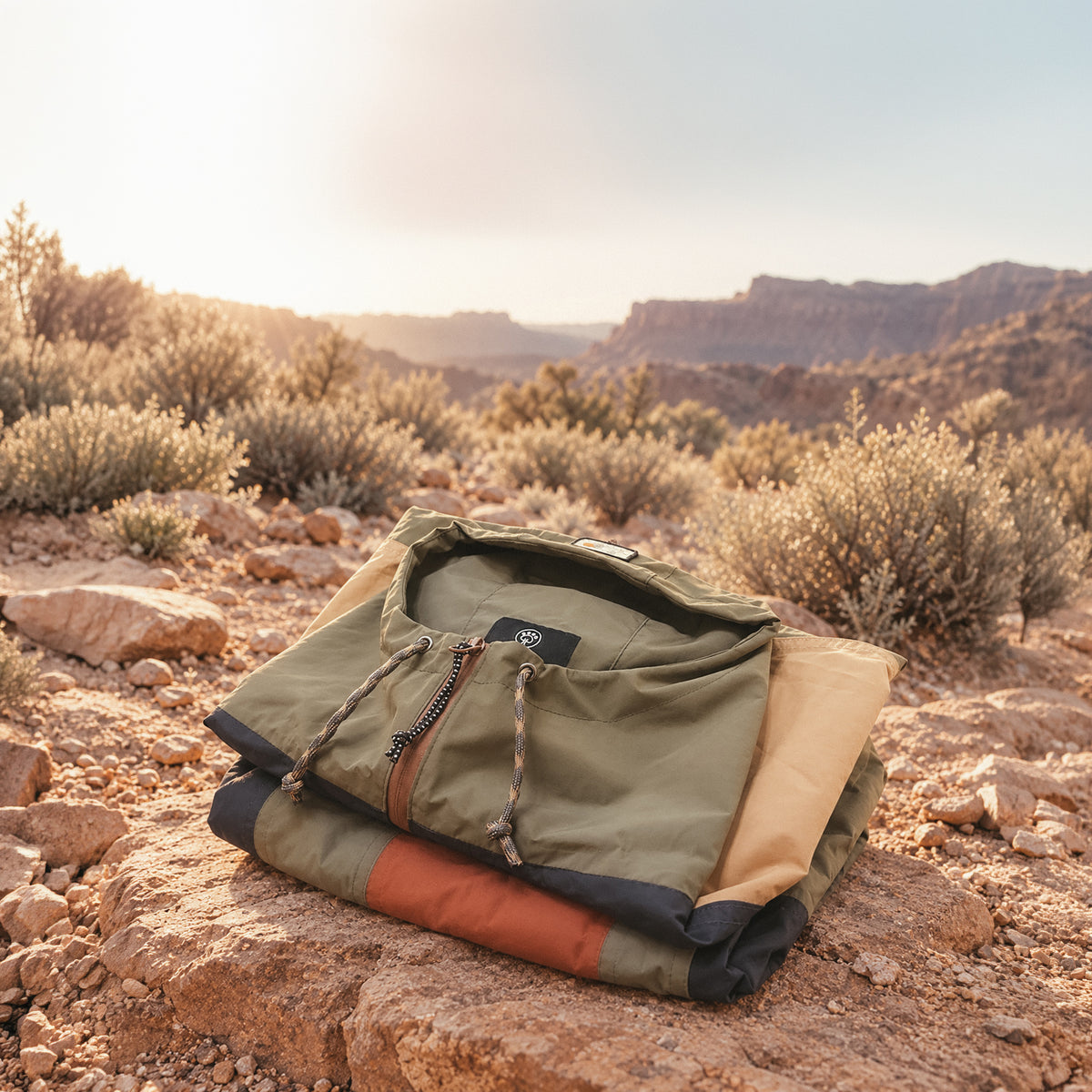 Horizon Over Mesa Dog Rain Suit MEZKUI