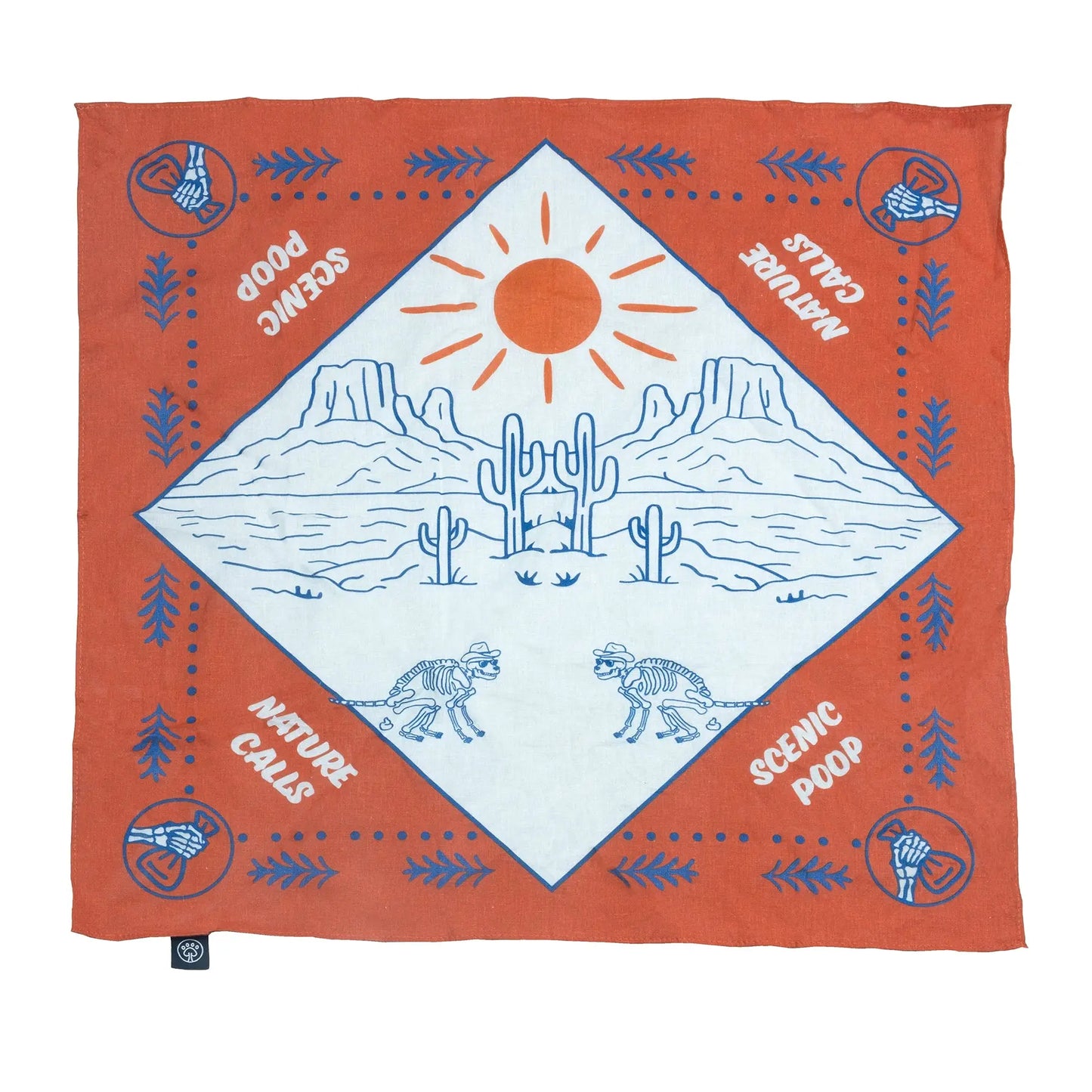 Scenic Poop Dog Bandana Mezkui