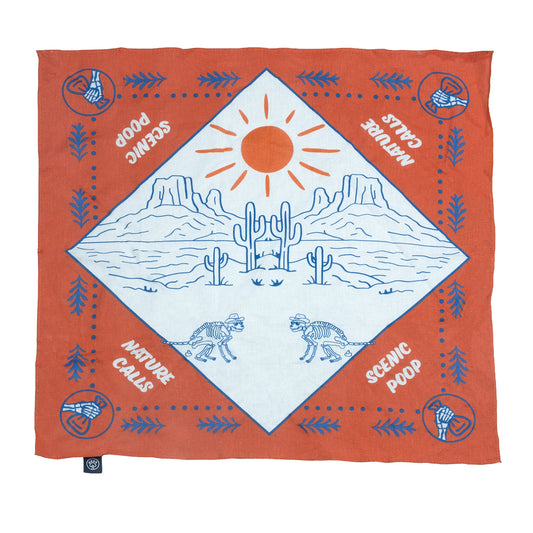 Scenic Poop Dog Bandana